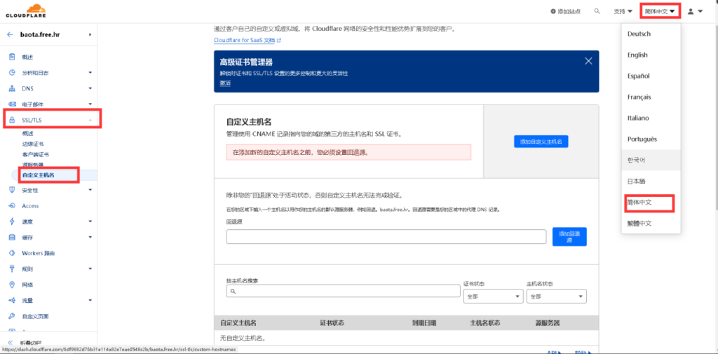 CloudFlare SAAS(cname) 接入网站域名9哥博客-301cool